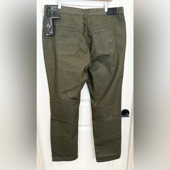 NWT Black Diamond Mission Wool Denim Pants Green Men’s Size 38x34 - Picture 4 of 9